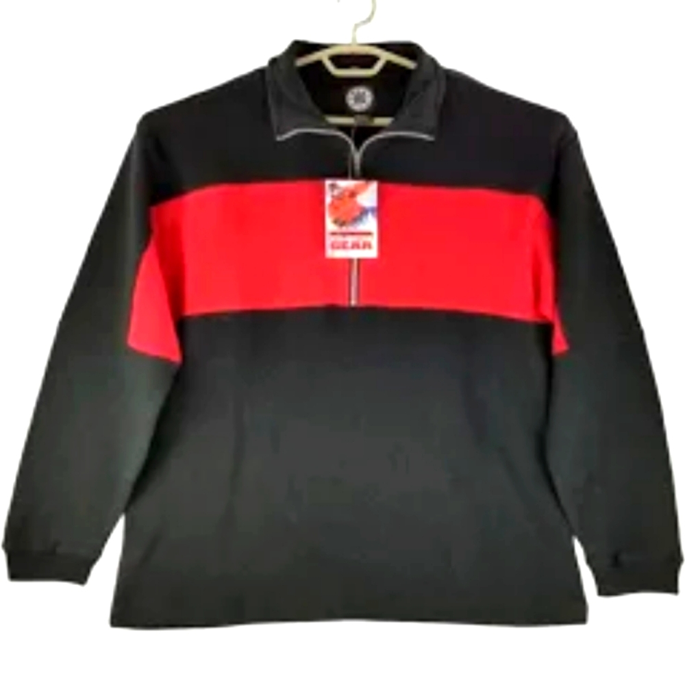 Marlboro NWT Mens 1/3 Zip Collared Pullover